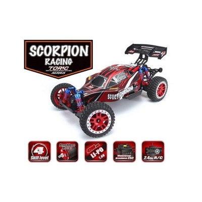 Радиоуправляемая багги Remo Hobby Scorpion Brushless (красная) 4WD 2.4G 1/8 RTR