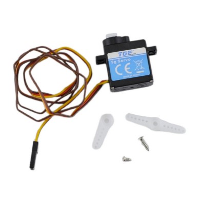 Сервомашинка 9g для самолета Top RC 500 Class Cessna 182 6СH (закрылки), провод 550мм Сервомашинка 9g для самолета Top RC 500 Class Cessna 182 6СH (закрылки), провод 550мм