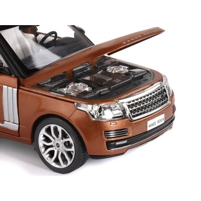 Машина "АВТОПАНОРАМА" Range Rover, оранжевый, 1/26, свет, звук, в/к 24,5*12,5*10,5 см