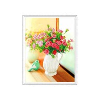 Алмазная мозаика с нанесенной рамкой 40х50 ЦВЕТЫ В КУВШИНЕ (22 цвета) Алмазная мозаика с нанесенной рамкой 40х50 ЦВЕТЫ В КУВШИНЕ (22 цвета)