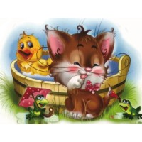 Алмазная мозаика 15х20 Водные процедуры (24 цвета) Алмазная мозаика 15х20 Водные процедуры (24 цвета)