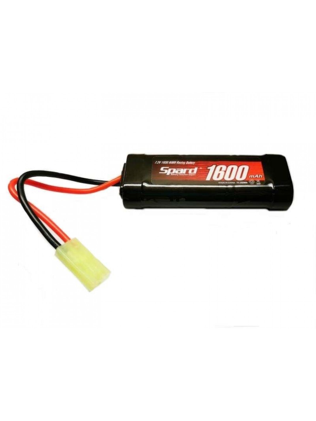 Аккумулятор Ni-Mh Spard 1600mAh, 7,2V, Mini Tamiya для Himoto 1/16 и танков