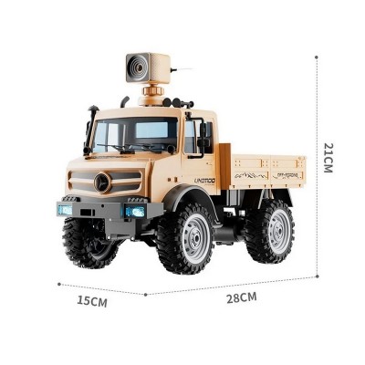 Радиоуправляемая машина WPL Следопыт с FPV HD WIFI камерой (песочная) 4WD 1/16 2.4G RTR