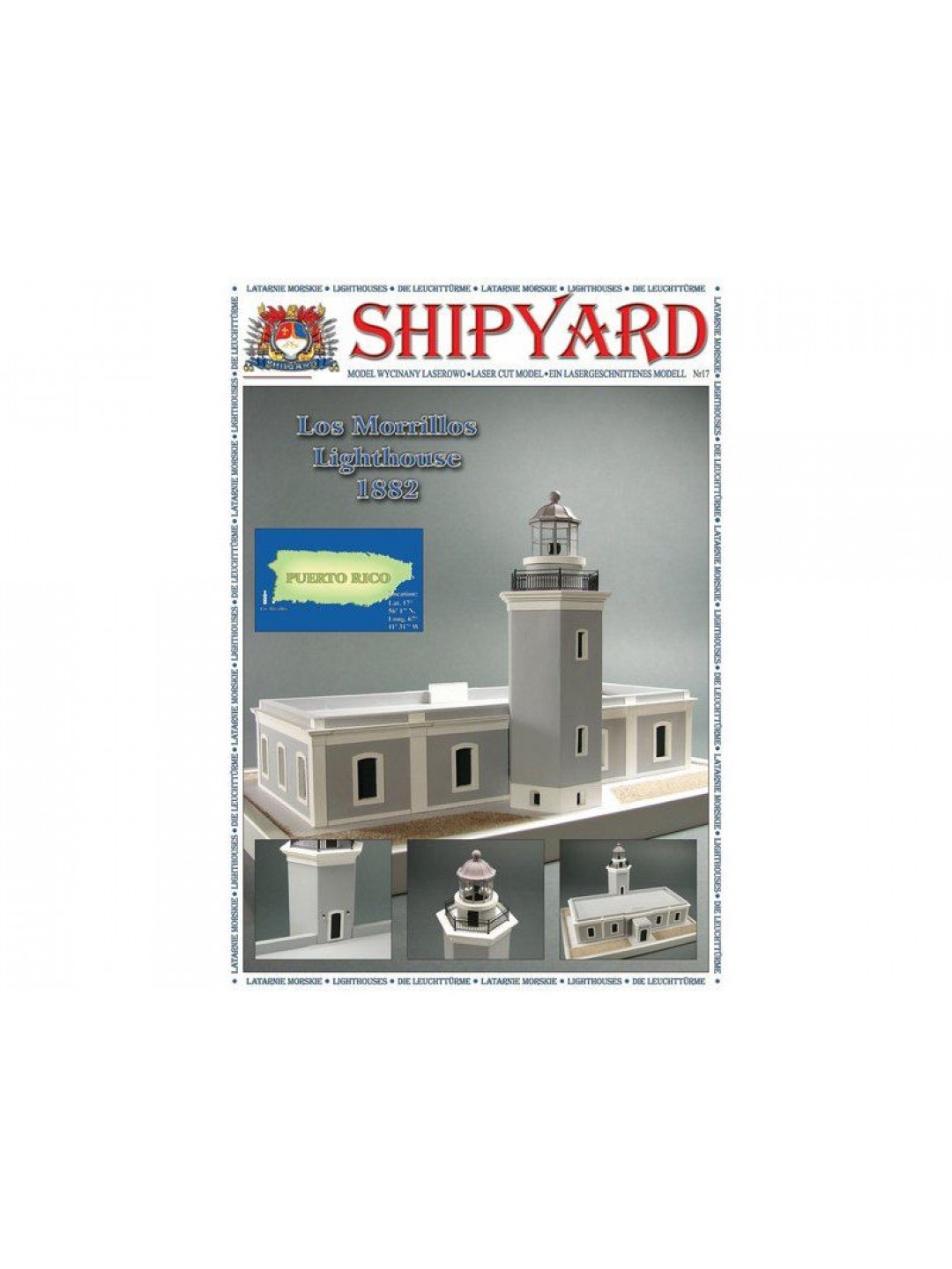 Сборная картонная модель Shipyard маяк Lighthouse Los Morrillos (№30), 1/72