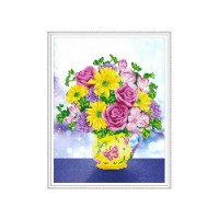 Алмазная мозаика с нанесенной рамкой 40х50 ЦВЕТОЧНЫЙ МИКС (23 цвета) Алмазная мозаика с нанесенной рамкой 40х50 ЦВЕТОЧНЫЙ МИКС (23 цвета)