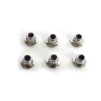 Гайка самоконтрящаяся M3 хром, 6шт. Гайка самоконтрящаяся M3 хром, 6шт.