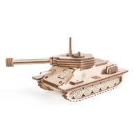 Деревянный конструктор Lemmo Танчик Т-34, 33 детали Деревянный конструктор Lemmo Танчик Т-34, 33 детали