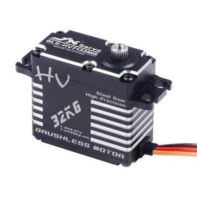 Сервомашинка цифровая JX Servo BLS-HV7132MG (71г/32.5/0.07/7.4V) бесколлекторная, Full metal