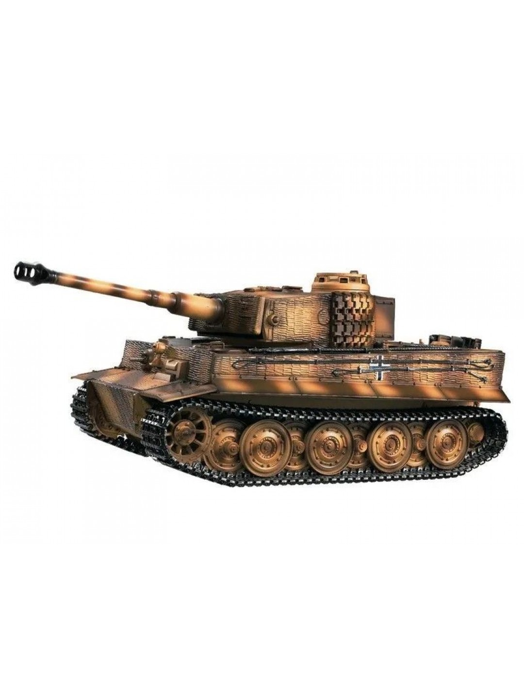 P/У танк Taigen 1/16 Tiger 1 (поздняя версия) HC, ИК-пушка, башня на 360, подшипники в ред., откат V3