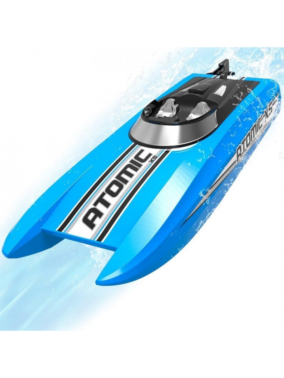 Радиоуправляемый катер Volantex RC AtomicXS синий 2.4G LiPo RTR