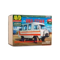 Сборная модель Вахтовый автомобиль УАЗ-17144 Сборная модель Вахтовый автомобиль УАЗ-17144