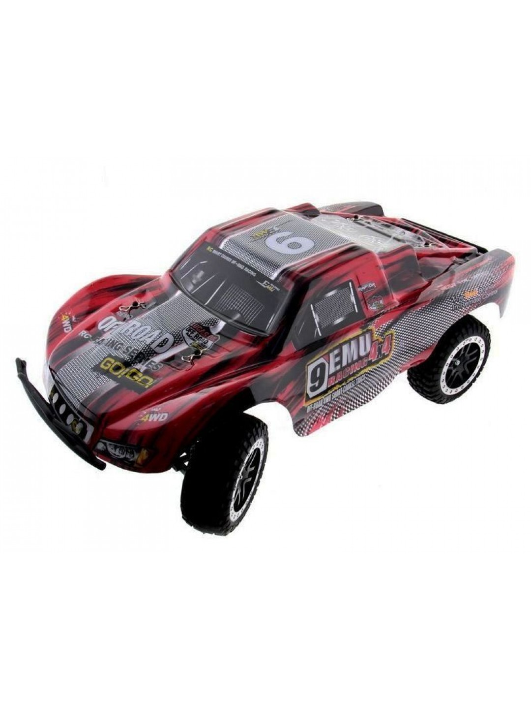 Радиоуправляемый шорт-корс Remo Hobby 9EMU (красный) 4WD 2.4G 1/8 RTR