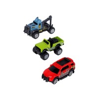 Набор металлических машинок AUTODRIVE Городская техника 3шт. (внедорожник, эвакуатор, джип) Набор металлических машинок AUTODRIVE Городская техника 3шт. (внедорожник, эвакуатор, джип)