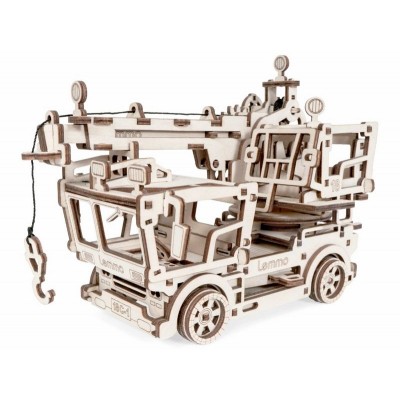 Деревянный конструктор Lemmo Кран ЛТ-18С, 116 деталей Деревянный конструктор Lemmo Кран ЛТ-18С, 116 деталей