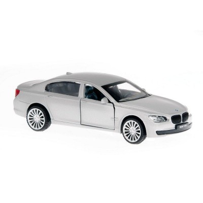 Машина "АВТОПАНОРАМА" BMW 760 LI, серебряный, 1/46, инерция, в/к 17,5*12,5*6,5 см