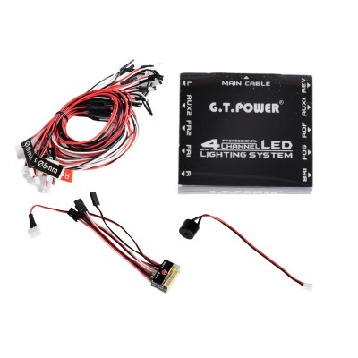 Система освещения 4-канальная светодиодная G.T.Power с блоком управления