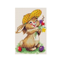 Набор юного художника 20х30 ЗАЙЧОНОК С БУКЕТОМ (13 цветов) Набор юного художника 20х30 ЗАЙЧОНОК С БУКЕТОМ (13 цветов)