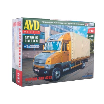 Сборная модель AVD ЗИЛ 4362 фургон, 1/43