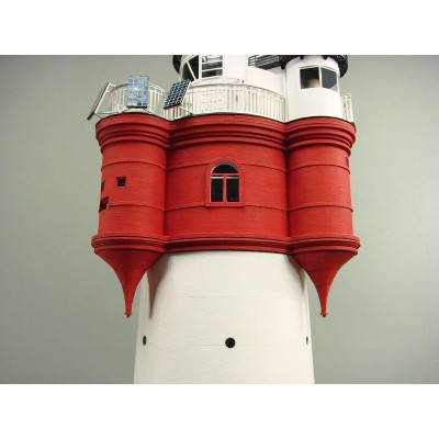 Сборная картонная модель Shipyard маяк Roter Sand Lighthouse (№46), 1/87