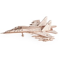 Деревянный конструктор Lemmo Самолет истребитель СУ-30, 110 деталей Деревянный конструктор Lemmo Самолет истребитель СУ-30, 110 деталей