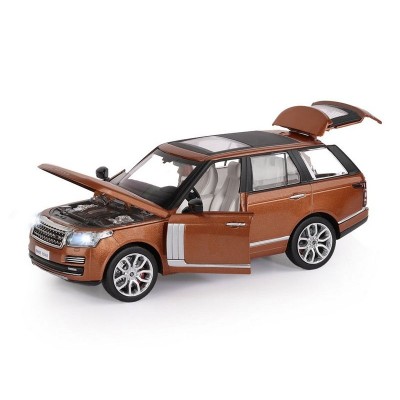 Машина "АВТОПАНОРАМА" Range Rover, оранжевый, 1/26, свет, звук, в/к 24,5*12,5*10,5 см