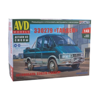 Сборная модель AVD Автомобиль 330279 "Тандем", 1/43