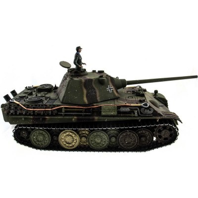 Р/У танк Taigen 1/16 Panther type F (Германия) HC версия, башня на 360, подшипники в ред., V3 2.4G RTR