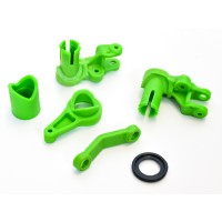 Комплект рулевого управления для Remo Hobby 1/8, тюнинг, зеленый Комплект рулевого управления для Remo Hobby 1/8, тюнинг, зеленый