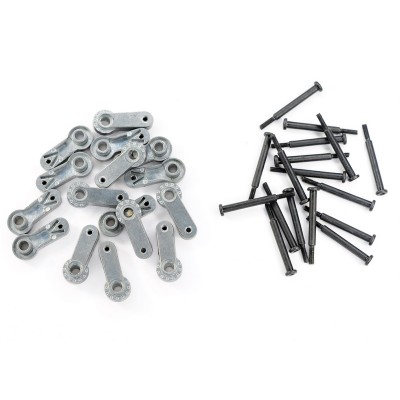 Рычаги подвески с осями для танка Taigen Tiger металл (без резьбы) Рычаги подвески с осями для танка Taigen Tiger металл (без резьбы)