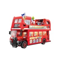 Конструктор CADA Лондонский винтажный туристический автобус (1770 деталей) Конструктор CADA Лондонский винтажный туристический автобус (1770 деталей)