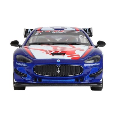 Машина "АВТОПАНОРАМА" Maserati Gran Turismo MC GT4, синий, 1/32, свет, звук, в/к 17,5*13,5*9 см