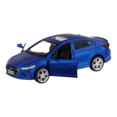 Машина "АВТОПАНОРАМА" HYUNDAI ELANTRA, синий, 1/40, инерция, в/к 17,5*12,5*6,5 см