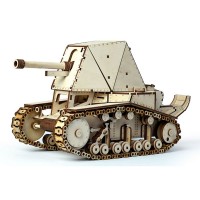 Деревянный конструктор Lemmo Танк СУ-18, 564 детали Деревянный конструктор Lemmo Танк СУ-18, 564 детали
