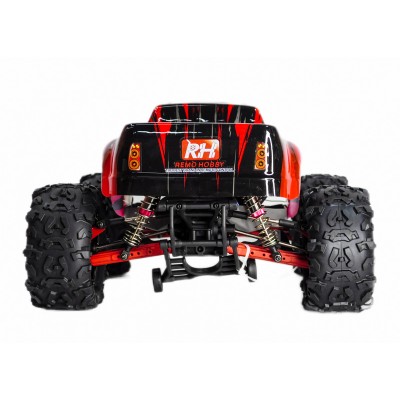 Радиоуправляемый монстр Remo Hobby Dinosaurs Master Brushless UPGRADE PLUS (красный) 4WD 2.4G 1/8 RTR