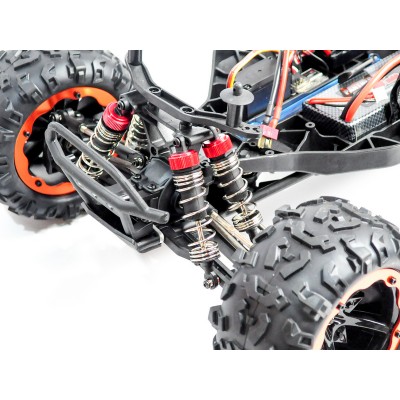 Радиоуправляемый монстр Remo Hobby Dinosaurs Master Brushless (синий) 4WD 2.4G 1/8 RTR