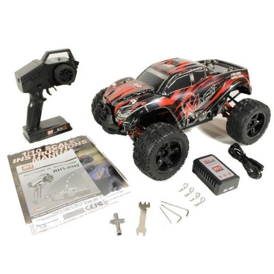 Радиоуправляемый монстр Remo Hobby MMAX Brushless UPGRADE (красный) 4WD 2.4G 1/10 RTR