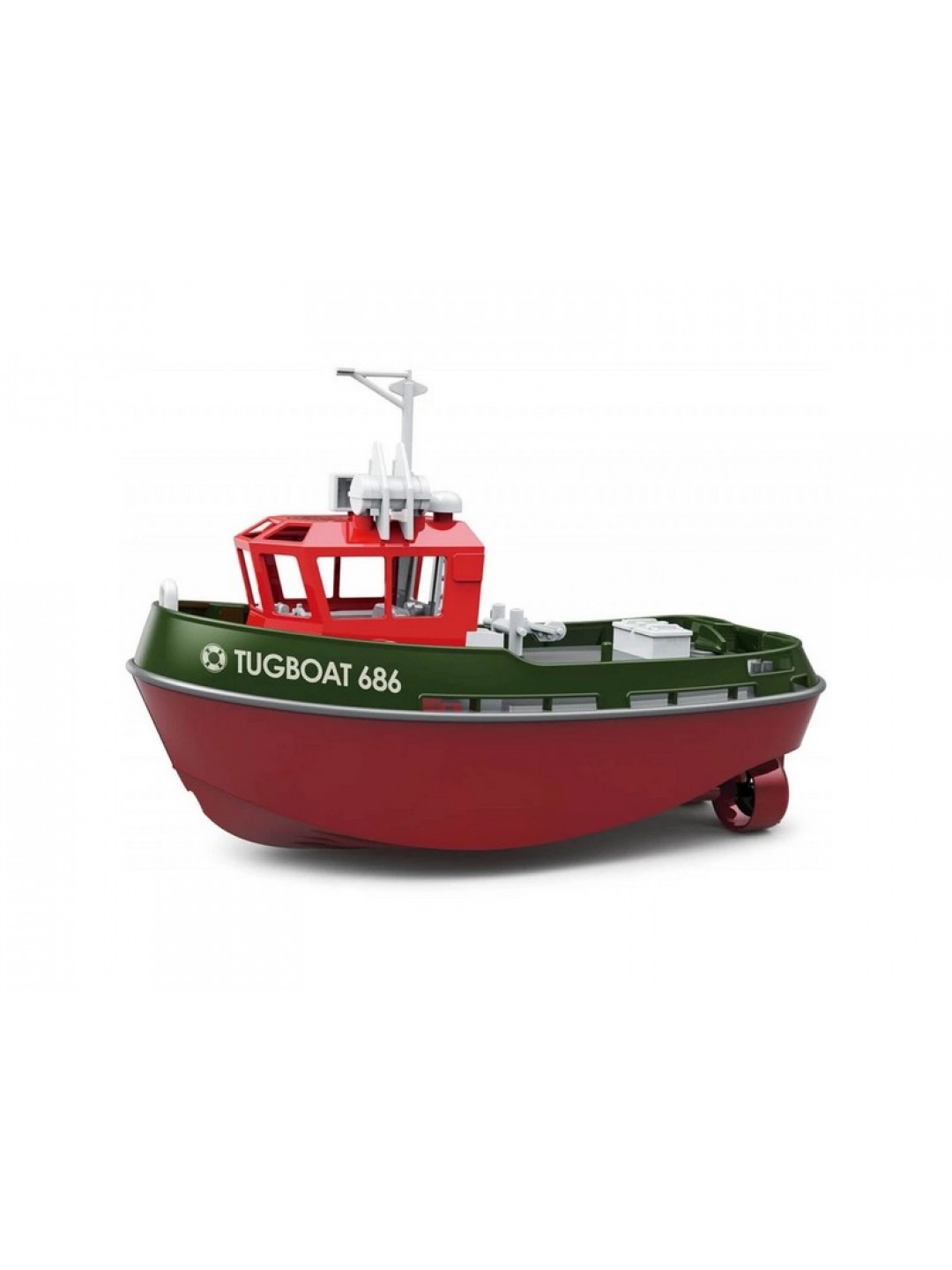 Радиоуправляемый буксир Heng Long Tugboat (зеленый) 2.4G 1/72 RTR