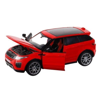 Машина "АВТОПАНОРАМА" Land Rover Range Rover Evoque HSE, красный, 1/32, в/к 17,5*12,5*6,5 см