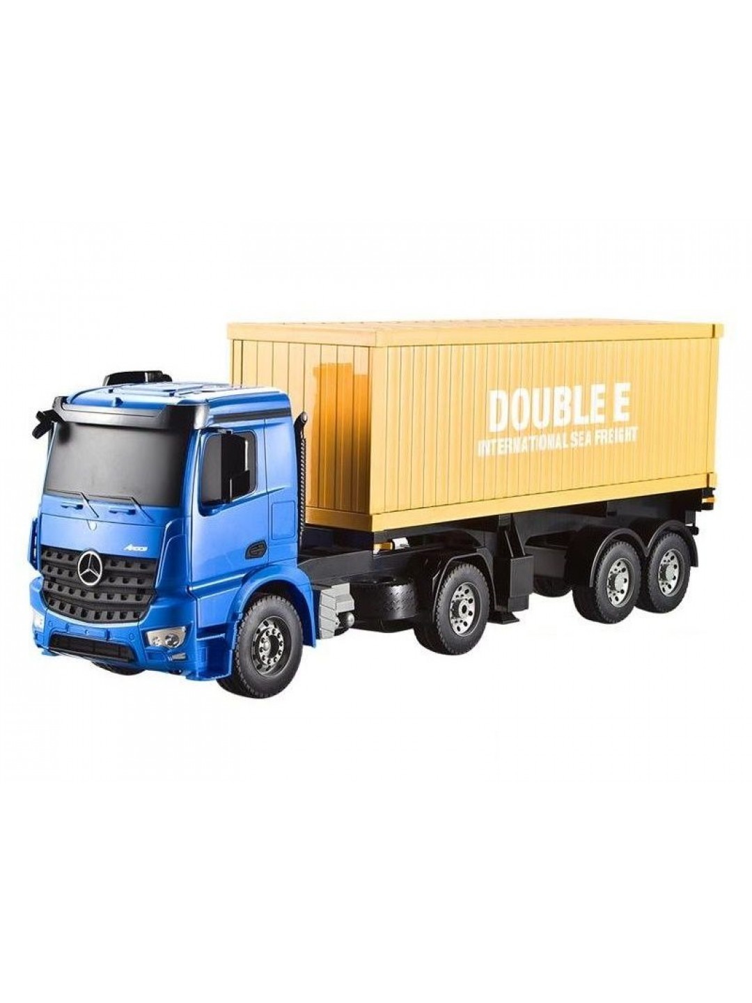 Радиоуправляемый контейнеровоз Double Eagle Mercedes-Benz Arocs 1:20 2.4G