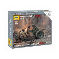 Сборные солдатики ZVEZDA Немецкая пушка ПАК-36, 1/72