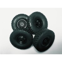 Колесо в сборе WPL (4 шт) чёрное для моделей C-34 Колесо в сборе WPL (4 шт) чёрное для моделей C-34