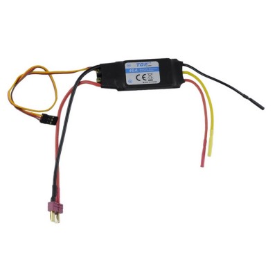 Регулятор скорости бесколлекторный 40A для планера Top RC Lightning V2 Регулятор скорости бесколлекторный 40A для планера Top RC Lightning V2