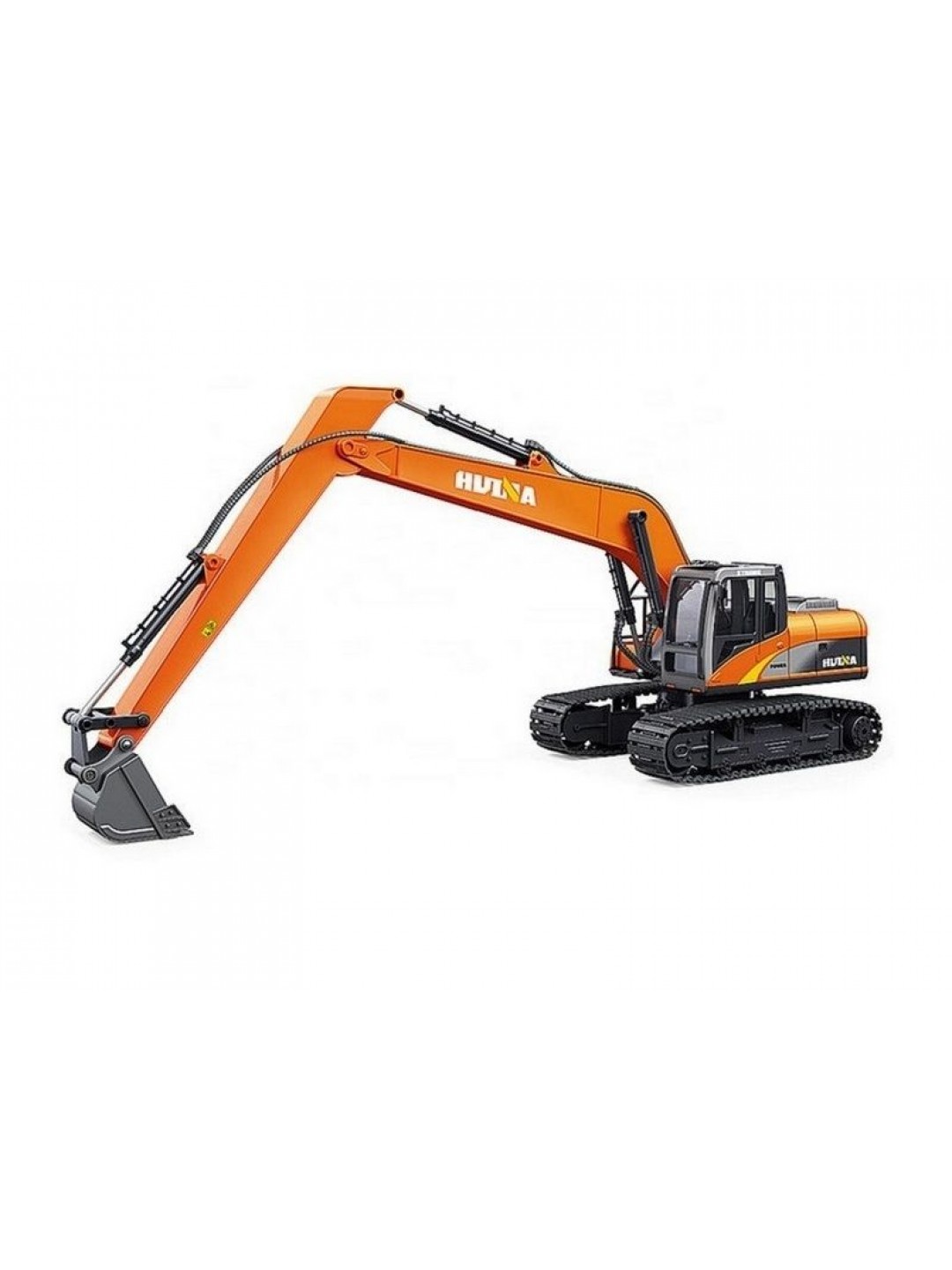 Радиоуправляемый экскаватор HUI NA TOYS, длиннорукий, оранжевый 2.4G 15CH 1/14 RTR
