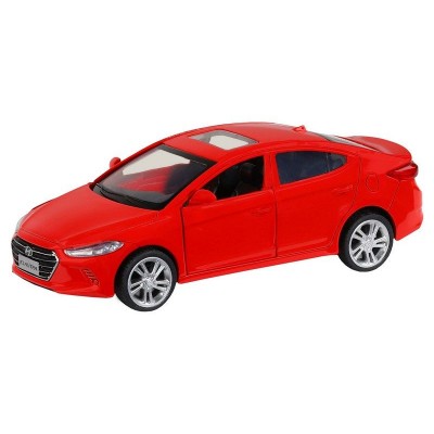 Машина "АВТОПАНОРАМА" HYUNDAI ELANTRA, красный, 1/40, инерция, в/к 17,5*12,5*6,5 см