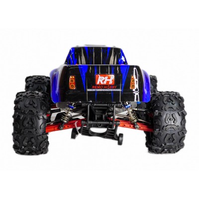 Радиоуправляемый монстр Remo Hobby Dinosaurs Master Brushless UPGRADE PLUS (синий) 4WD 2.4G 1/8 RTR