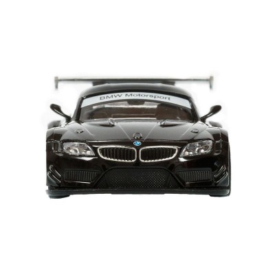 Машина "АВТОПАНОРАМА" BMW Z4 GT3, 1/38, черный, инерция, откр. двери, в/к 17,5*12,5*6,5 см