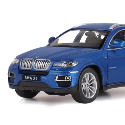 Машина "АВТОПАНОРАМА" BMW X6, синий, 1/26, звук, в/к 24,5*12,5*10,5 см