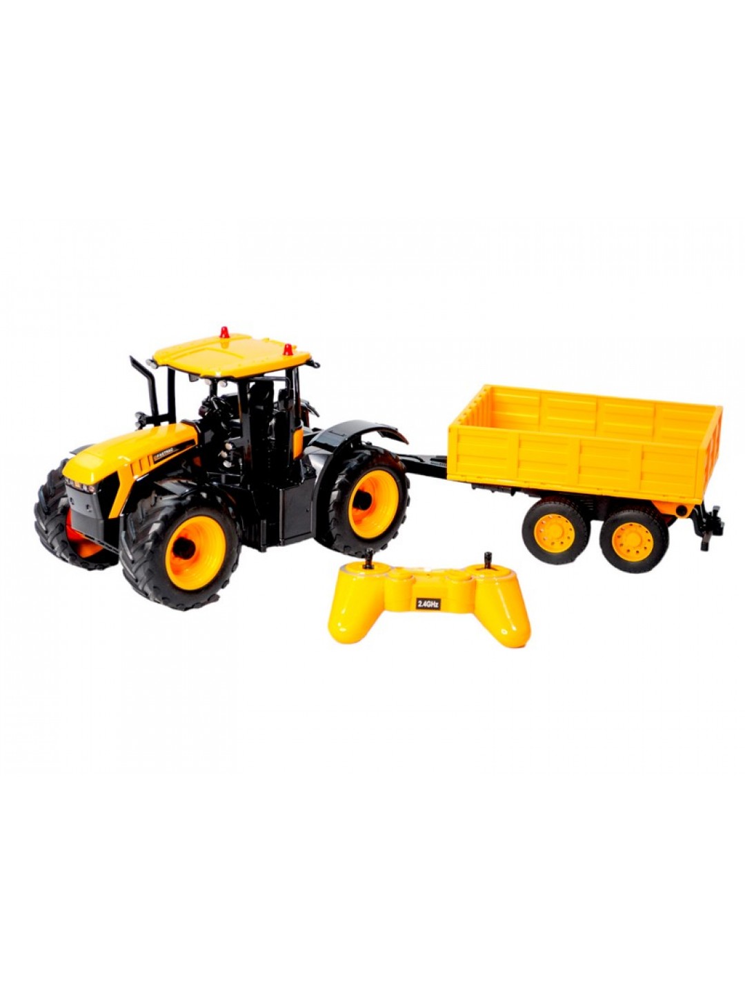 Радиоуправляемый фермерский трактор с прицепом Double Eagle JCB Fastrac 4220 1/16 2.4G RTR