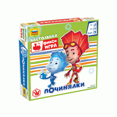 Настольная игра ZVEZDA "Фиксики. Починялки", детская