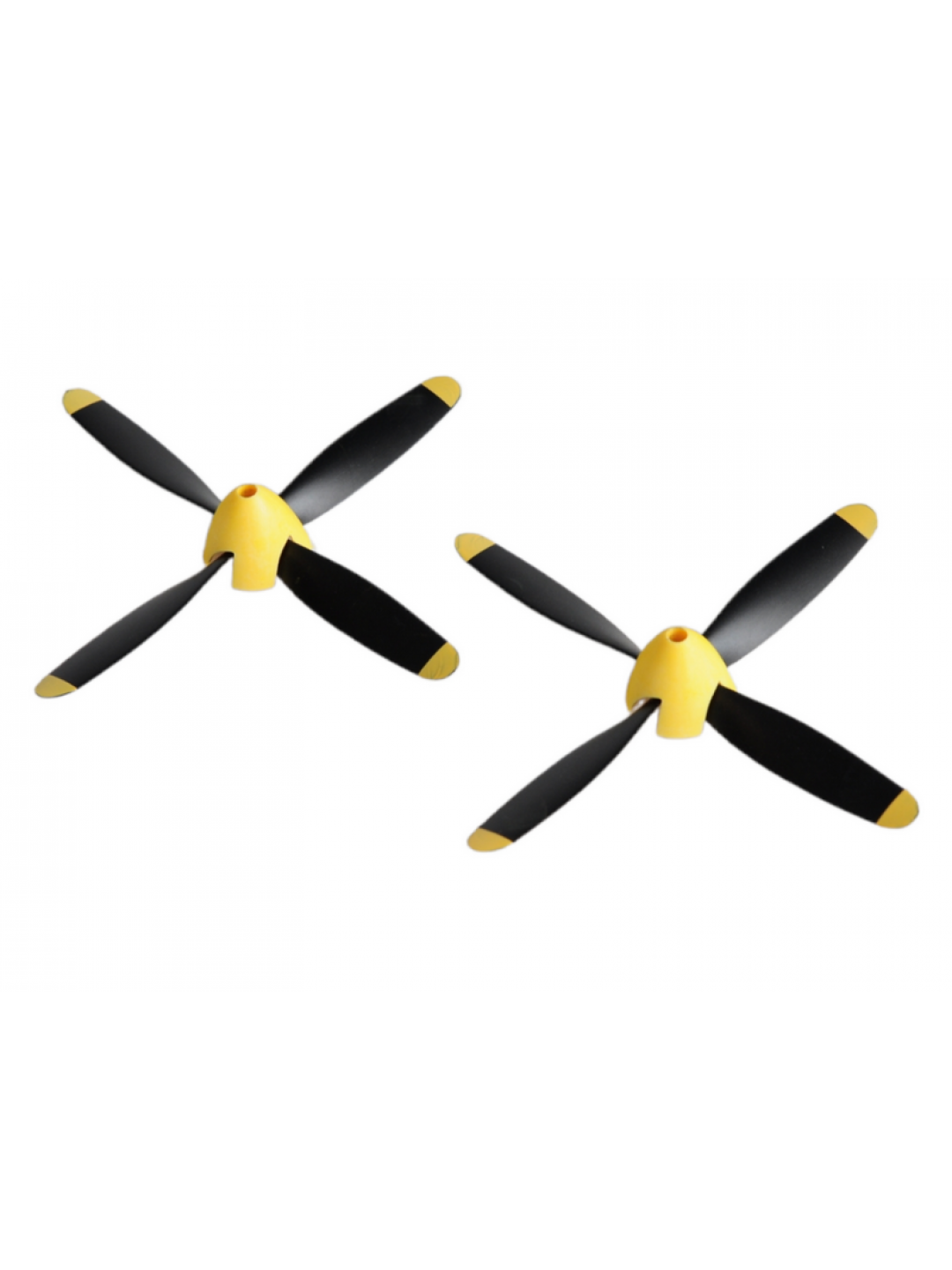 Четырёхлопастной пропеллер в сборе для самолета Volantex RC P51D, 2 комплекта